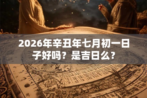 2026年辛丑年七月初一日子好吗？是吉日么？