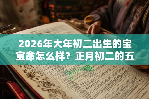 2026年大年初二出生的宝宝命怎么样？正月初二的五行
