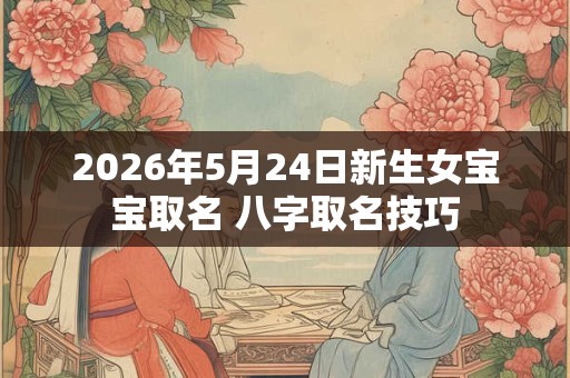 2026年5月24日新生女宝宝取名 八字取名技巧