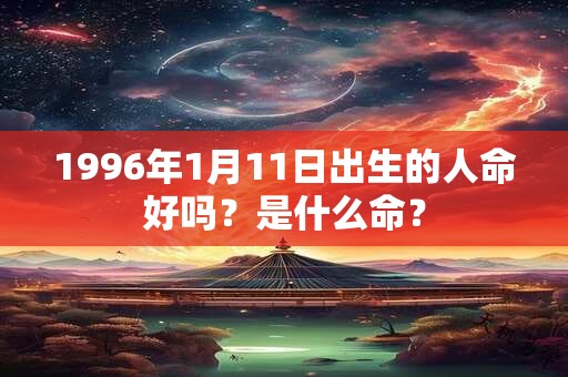 1996年1月11日出生的人命好吗？是什么命？
