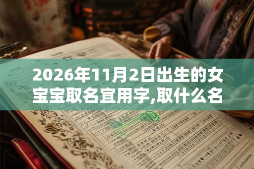 2026年11月2日出生的女宝宝取名宜用字,取什么名字好