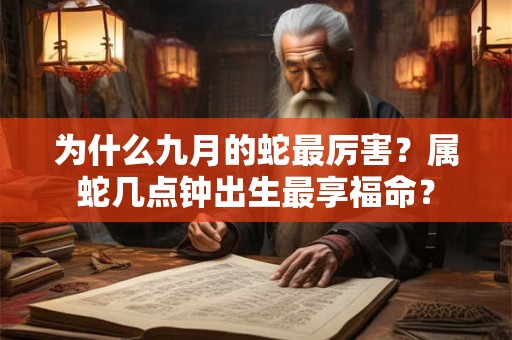 为什么九月的蛇最厉害?属蛇几点钟出生最享福命? 为什么九月的蛇最厉害?属蛇几点钟出生最享福命?