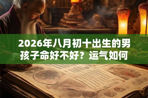 2026年八月初十出生的男孩子命好不好?运气如何 2026年八月初十出生的男孩子命好不好?运气如何
