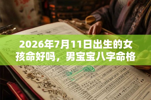 2026年7月11日出生的女孩命好吗，男宝宝八字命格