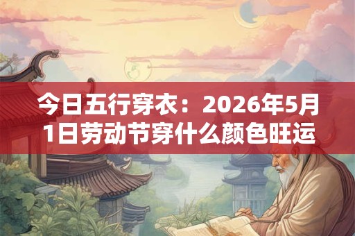今日五行穿衣：2026年5月1日劳动节穿什么颜色旺运势