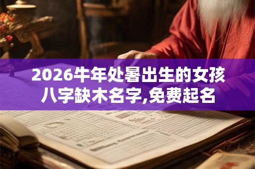 2026牛年处暑出生的女孩八字缺木名字,免费起名 2026牛年处暑出生的女孩八字缺木名字,免费起名