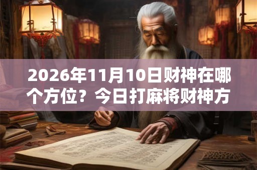 2026年11月10日财神在哪个方位？今日打麻将财神方位一览表