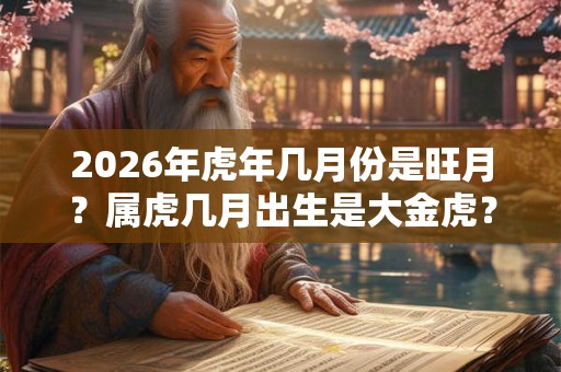 2026年虎年几月份是旺月？属虎几月出生是大金虎？