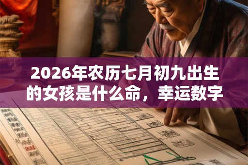 2026年农历七月初九出生的女孩是什么命,幸运数字是什么? 2026年农历七月初九出生的女孩是什么命,幸运数字是什么?