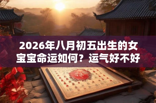 2026年八月初五出生的女宝宝命运如何?运气好不好 2026年八月初五出生的女宝宝命运如何?运气好不好