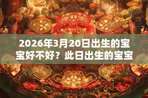 2026年3月20日出生的宝宝好不好？此日出生的宝宝性格