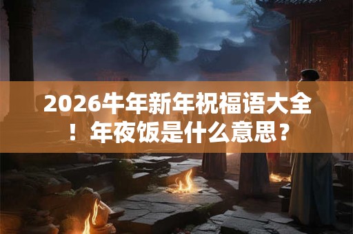 2026牛年新年祝福语大全!年夜饭是什么意思? 2026牛年新年祝福语大全!年夜饭是什么意思?