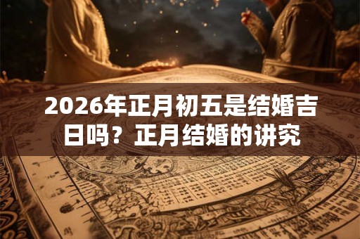 2026年正月初五是结婚吉日吗？正月结婚的讲究