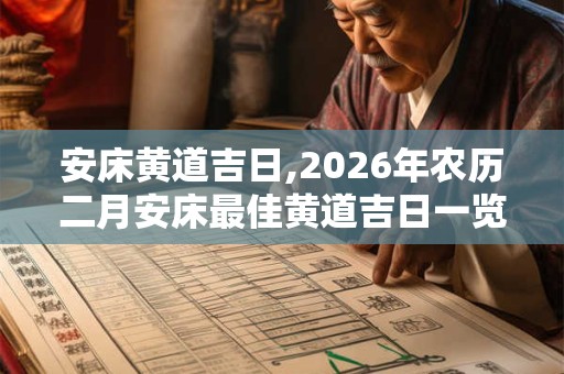 安床黄道吉日,2026年农历二月安床最佳黄道吉日一览表 安床黄道吉日,2026年农历二月安床最佳黄道吉日一览表