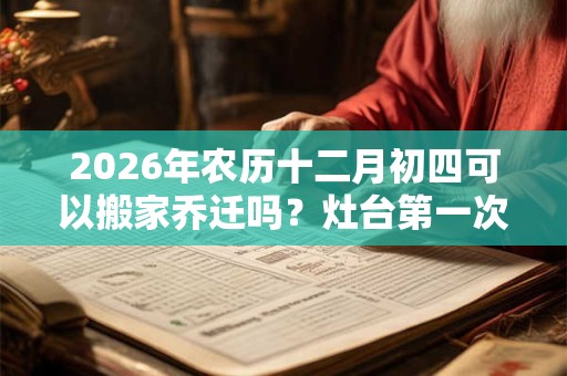 2026年农历十二月初四可以搬家乔迁吗？灶台第一次开火讲究