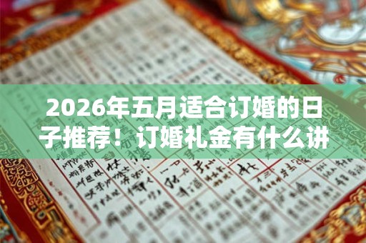 2026年五月适合订婚的日子推荐！订婚礼金有什么讲究？