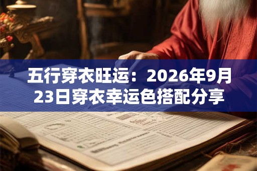 五行穿衣旺运：2026年9月23日穿衣幸运色搭配分享