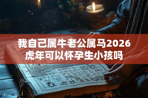 我自己属牛老公属马2026虎年可以怀孕生小孩吗