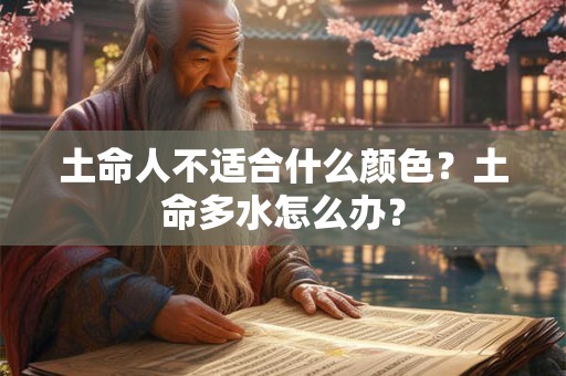 土命人不适合什么颜色？土命多水怎么办？