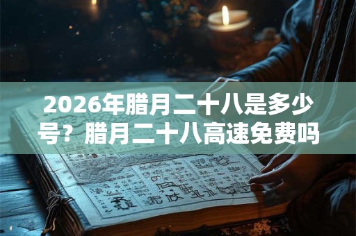 2026年腊月二十八是多少号?腊月二十八高速免费吗? 2026年腊月二十八是多少号?腊月二十八高速免费吗?