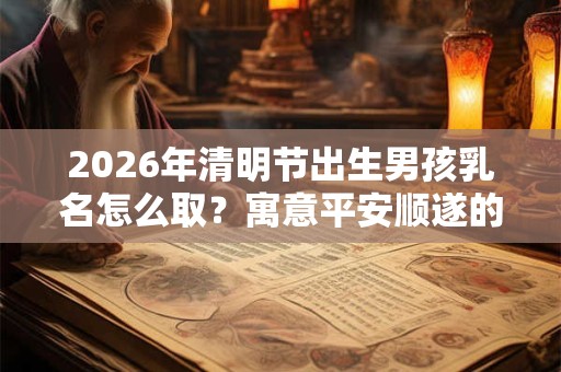 2026年清明节出生男孩乳名怎么取？寓意平安顺遂的小名推荐