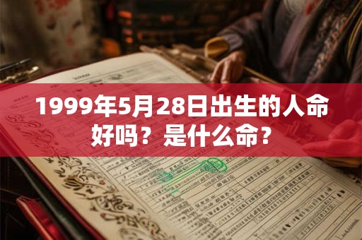 1999年5月28日出生的人命好吗？是什么命？