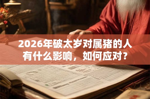 2026年破太岁对属猪的人有什么影响,如何应对? 2026年破太岁对属猪的人有什么影响,如何应对?