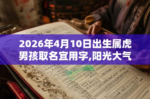 2026年4月10日出生属虎男孩取名宜用字,阳光大气的男孩名字