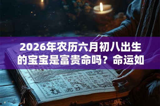 2026年农历六月初八出生的宝宝是富贵命吗?命运如何? 2026年农历六月初八出生的宝宝是富贵命吗?命运如何?