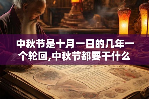 中秋节是十月一日的几年一个轮回,中秋节都要干什么？