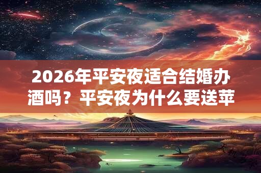 2026年平安夜适合结婚办酒吗？平安夜为什么要送苹果？