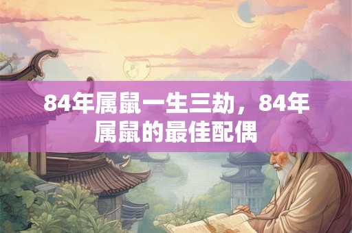 84年属鼠一生三劫,84年属鼠的最佳配偶 84年属鼠一生三劫,84年属鼠的最佳配偶