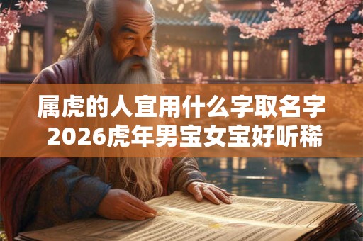 属虎的人宜用什么字取名字 2026虎年男宝女宝好听稀少名