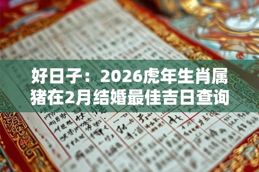 好日子：2026虎年生肖属猪在2月结婚最佳吉日查询