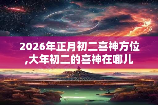 2026年正月初二喜神方位,大年初二的喜神在哪儿