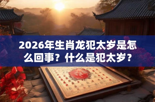 2026年生肖龙犯太岁是怎么回事？什么是犯太岁？