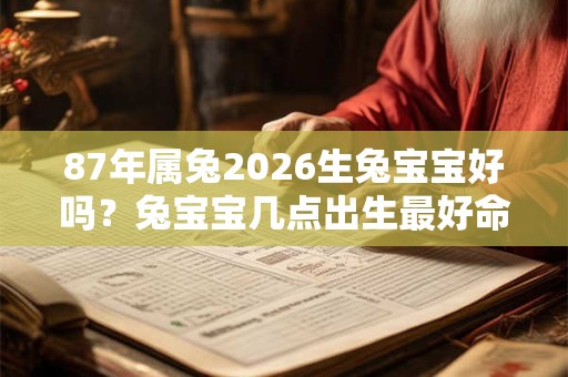 87年属兔2026生兔宝宝好吗?兔宝宝几点出生最好命? 87年属兔2026生兔宝宝好吗?兔宝宝几点出生最好命?