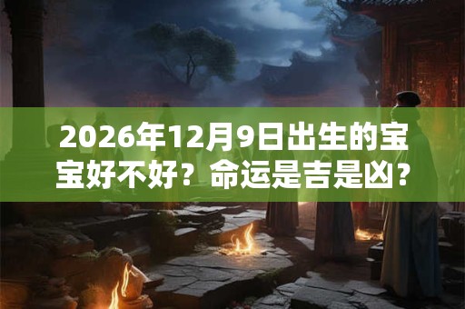 2026年12月9日出生的宝宝好不好?命运是吉是凶? 2026年12月9日出生的宝宝好不好?命运是吉是凶?