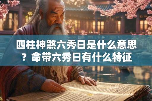 四柱神煞六秀日是什么意思？命带六秀日有什么特征