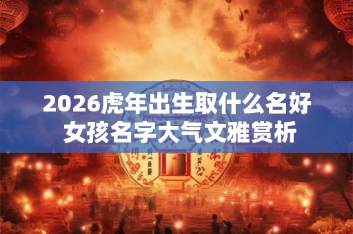 2026虎年出生取什么名好 女孩名字大气文雅赏析