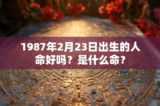1987年2月23日出生的人命好吗？是什么命？