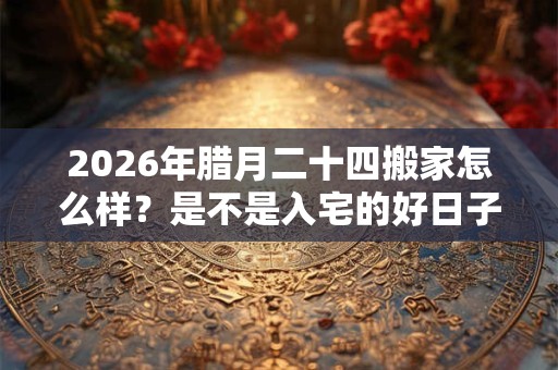 2026年腊月二十四搬家怎么样?是不是入宅的好日子 2026年腊月二十四搬家怎么样?是不是入宅的好日子