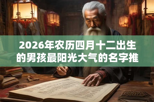2026年农历四月十二出生的男孩最阳光大气的名字推荐 2026年农历四月十二出生的男孩最阳光大气的名字推荐