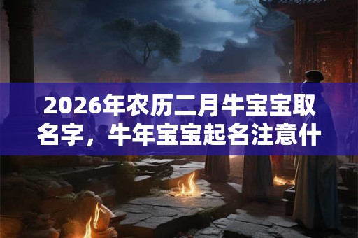 2026年农历二月牛宝宝取名字，牛年宝宝起名注意什么？