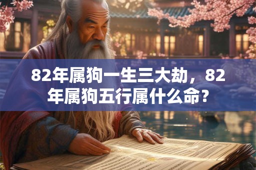 82年属狗一生三大劫，82年属狗五行属什么命？