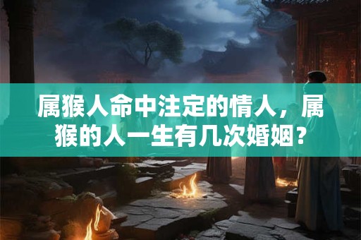 属猴人命中注定的情人，属猴的人一生有几次婚姻？