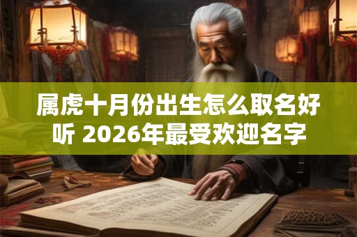 属虎十月份出生怎么取名好听 2026年最受欢迎名字