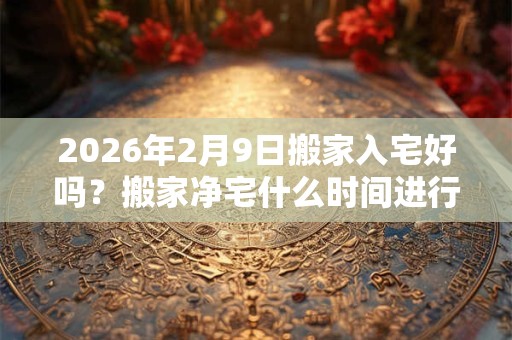 2026年2月9日搬家入宅好吗?搬家净宅什么时间进行? 2026年2月9日搬家入宅好吗?搬家净宅什么时间进行?