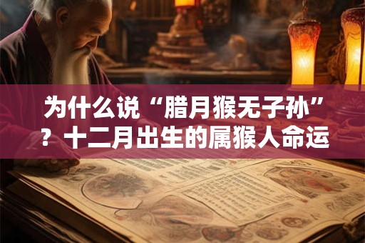为什么说“腊月猴无子孙”？十二月出生的属猴人命运解析