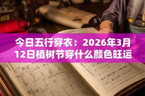 今日五行穿衣:2026年3月12日植树节穿什么颜色旺运势 今日五行穿衣:2026年3月12日植树节穿什么颜色旺运势